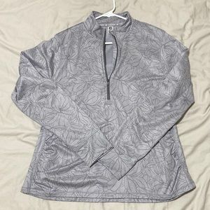 Free2B Womens Quarter Zip with Thumb Holes